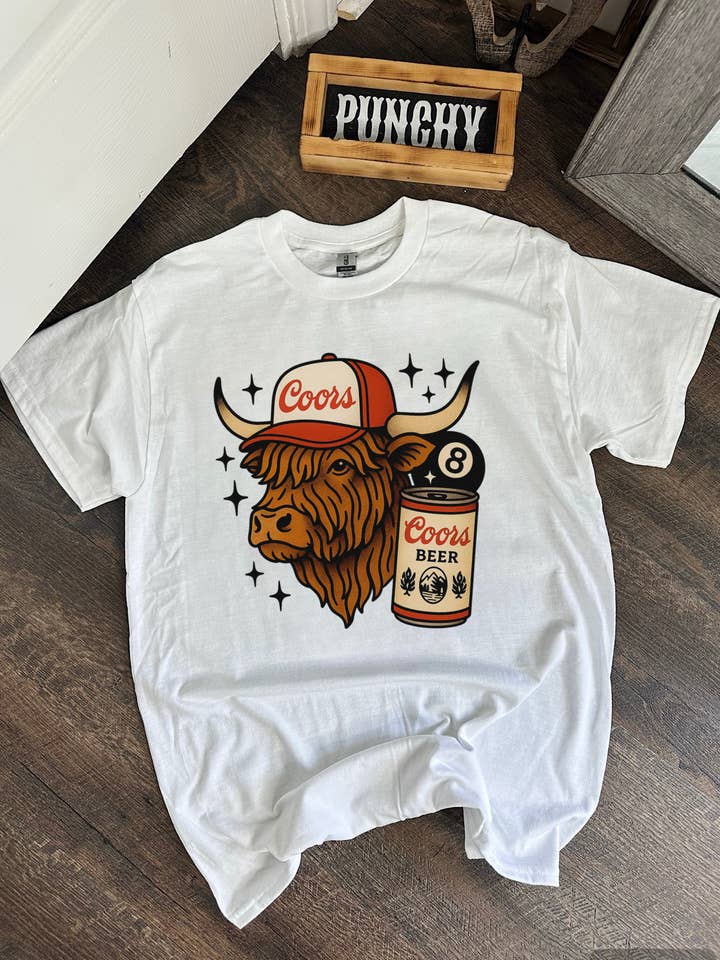 Camiseta o Sudadera Highland Punchy para venta al por mayor de Gunpowder and Glam Boutique