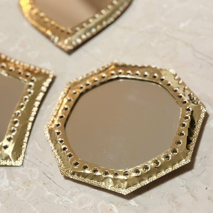 romeda - Wholesale Wall Mirror - Gold decorative mirrors, Brass wall decorative mirror9