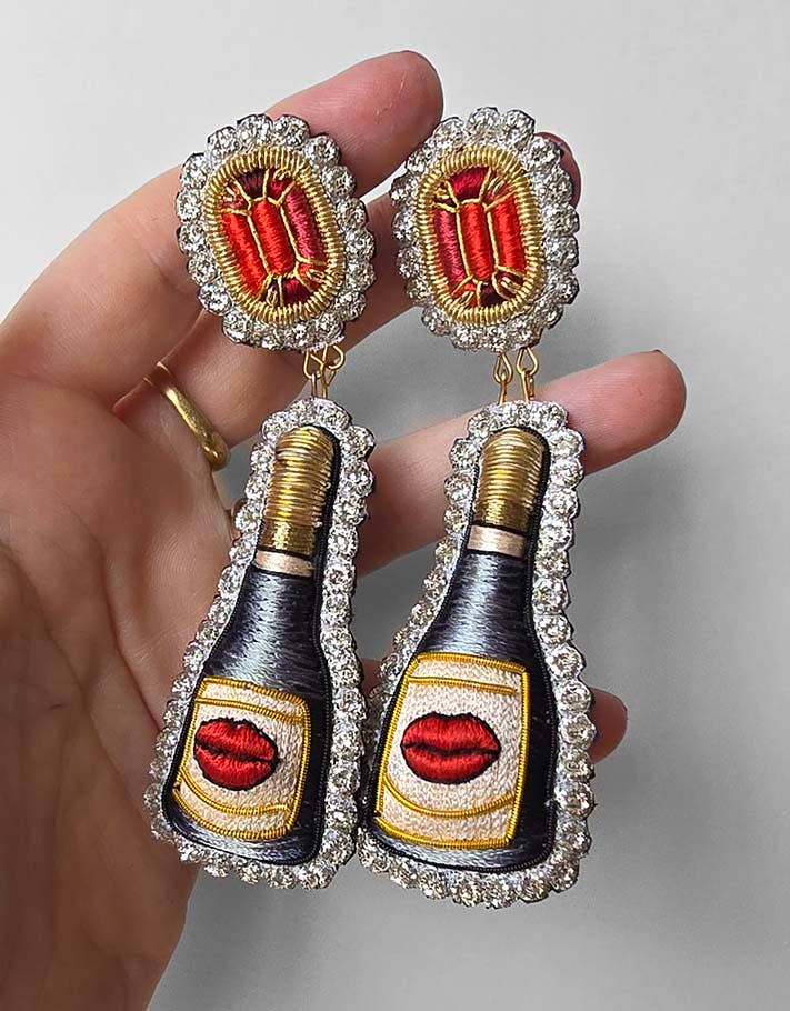 Céleste Mogador - Vendita all'ingrosso Orecchini pendenti - Orecchini "Champagne"1