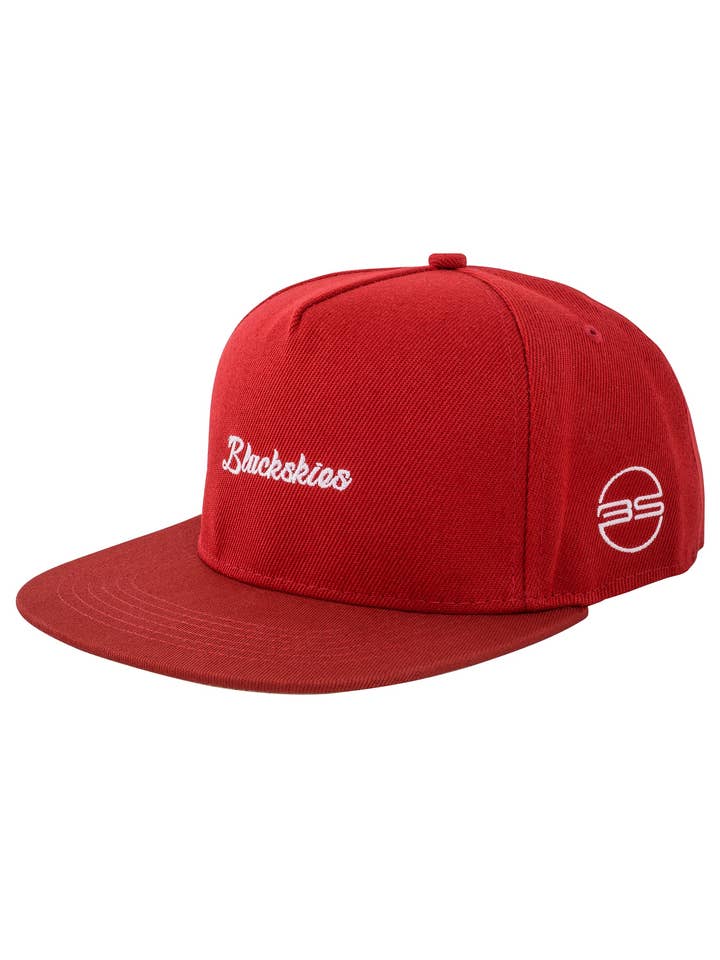 Boné Snapback Horiz - Vermelho por atacado de Blackskies