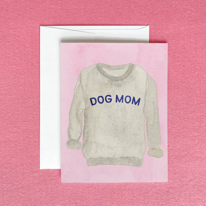 Gert & Co – Großhandel Muttertagskarten – Hundemama Sweatshirt Grußkarte | Muttertagskarte2