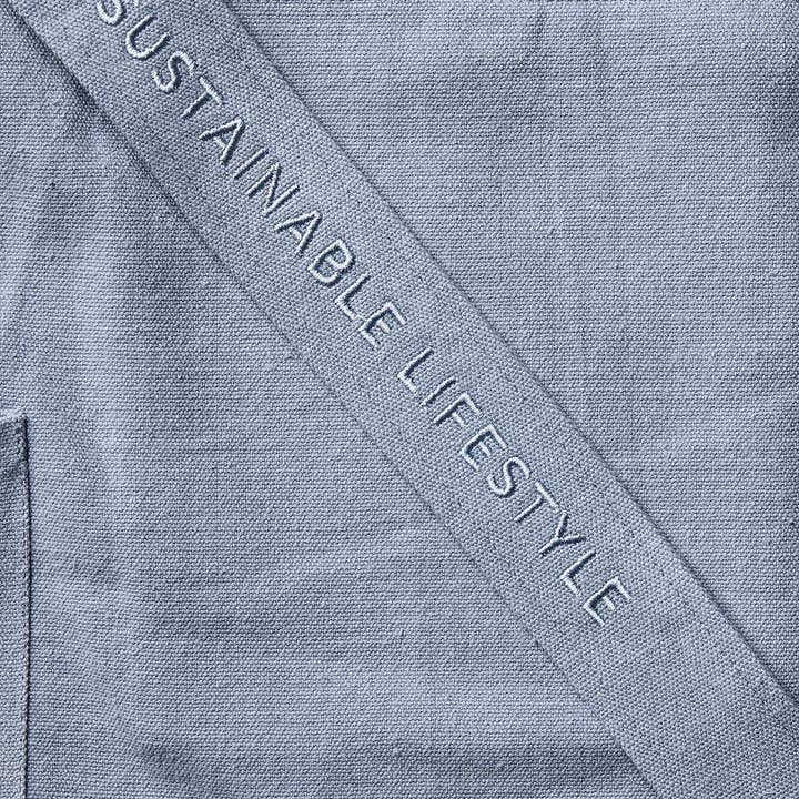 Tintok - Wholesale Crossbody Bag - Unisex - Mira Canvas Bag - Ashley Blue 100% organic cotton6