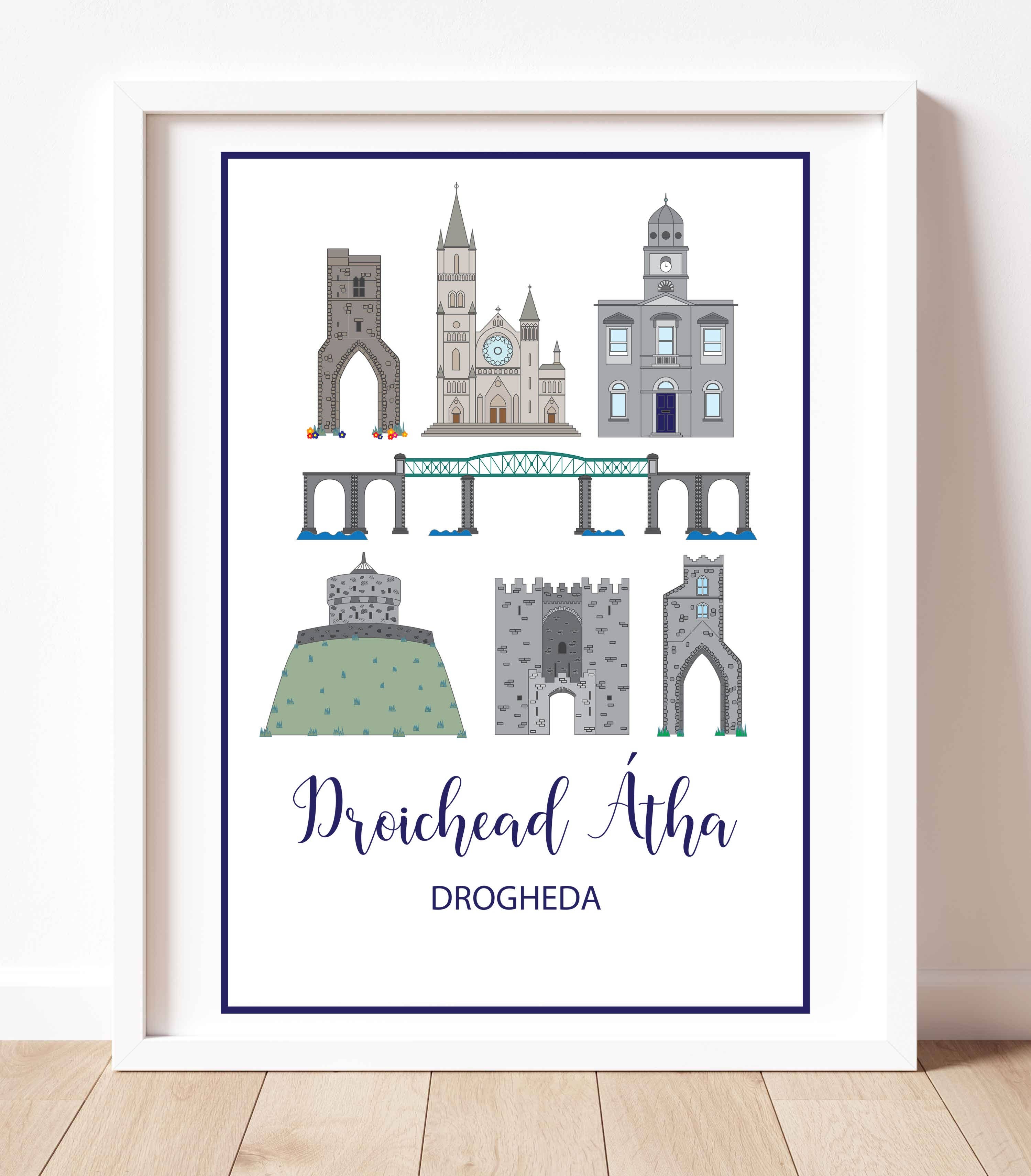 Prints of Ireland - Wholesale Art Print - Drogheda Landmarks
