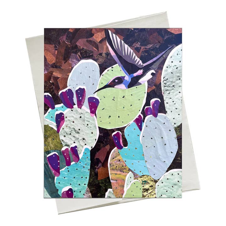 Fico d'India - Biglietto di Auguri per la vendita all'ingrosso da parte di Pi Luna Art