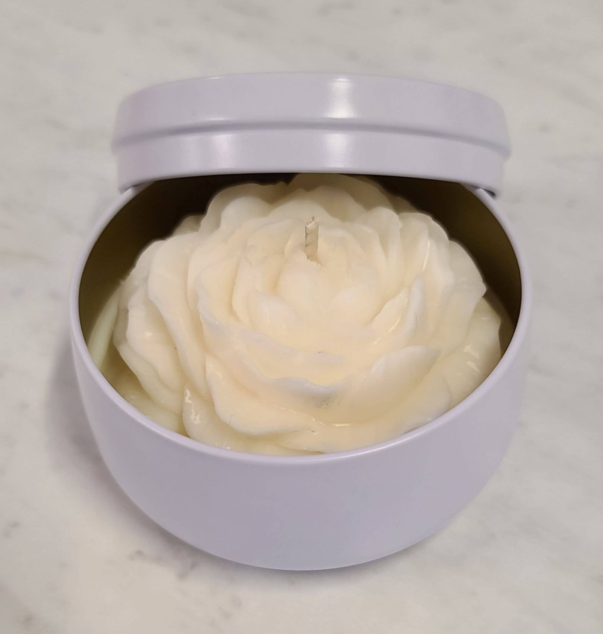 LiveYoung Candle Company - Wholesale Jar/Filled Candle - *Classic Scents* - Wax Peony Tin Candle3