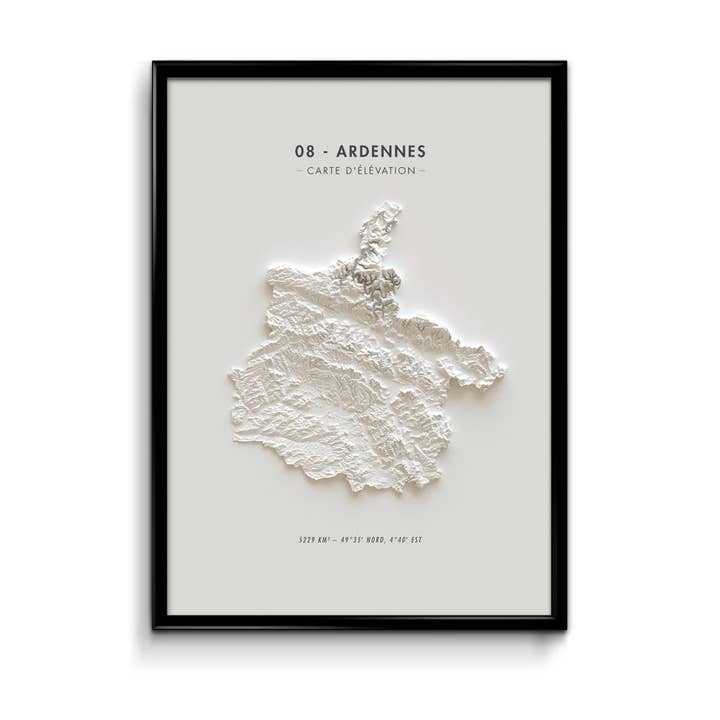 Höjdkarta Ardennerna för wholesale av Finke