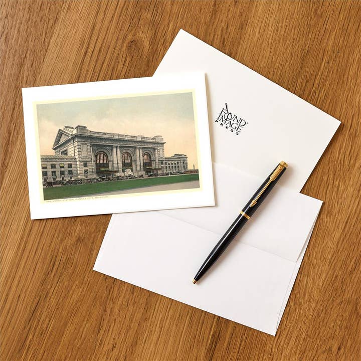 Found Image Press – Engroshandel Brevpapir/sæt med noteskort – Hilsen Kort MO-214 Union Station, Kansas City1