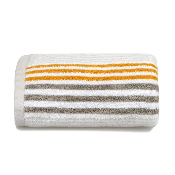 Allure Bath Fashions - Vendita all'ingrosso Asciugamani da bagno - Asciugamani da bagno a righe Merlin - 100% cotone
