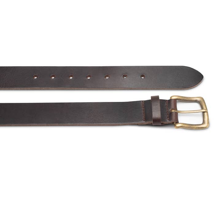 Leathergraft – wholesale Belt – Unisex – Men's full grain leather belt with antique brass buckle13