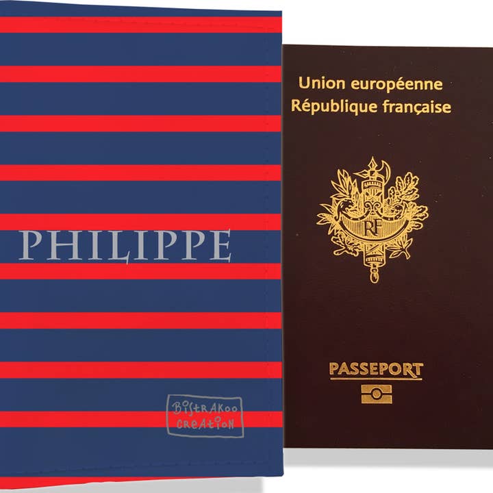 Marinière 5 capa de passaporte personalizada por atacado de BISTRAKOO