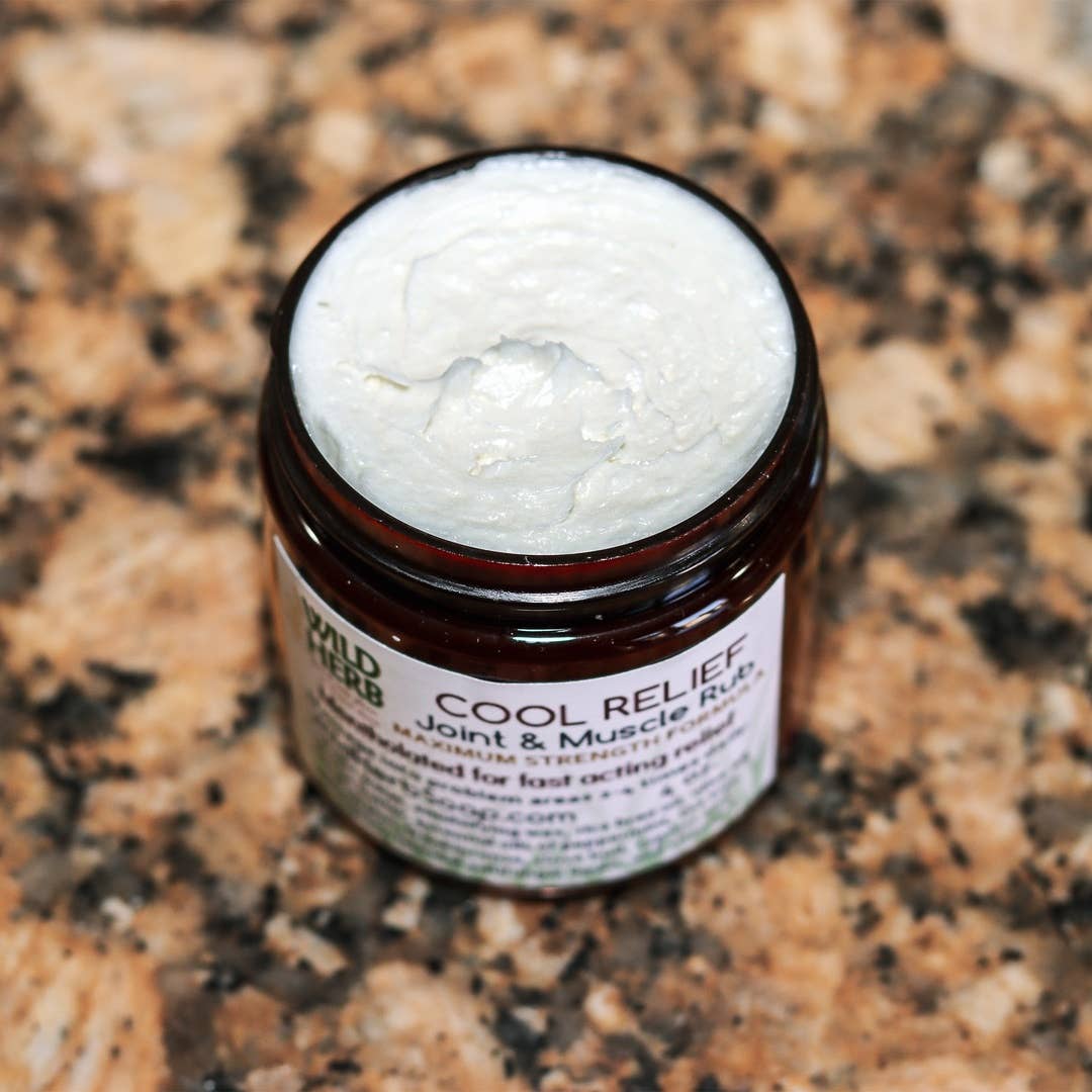 Wild Herb Soap Co – Engroshandel Smertelindrende spray/creme – Cool Relief Maksimal smertelindringscreme Ledmuskler Nerver2