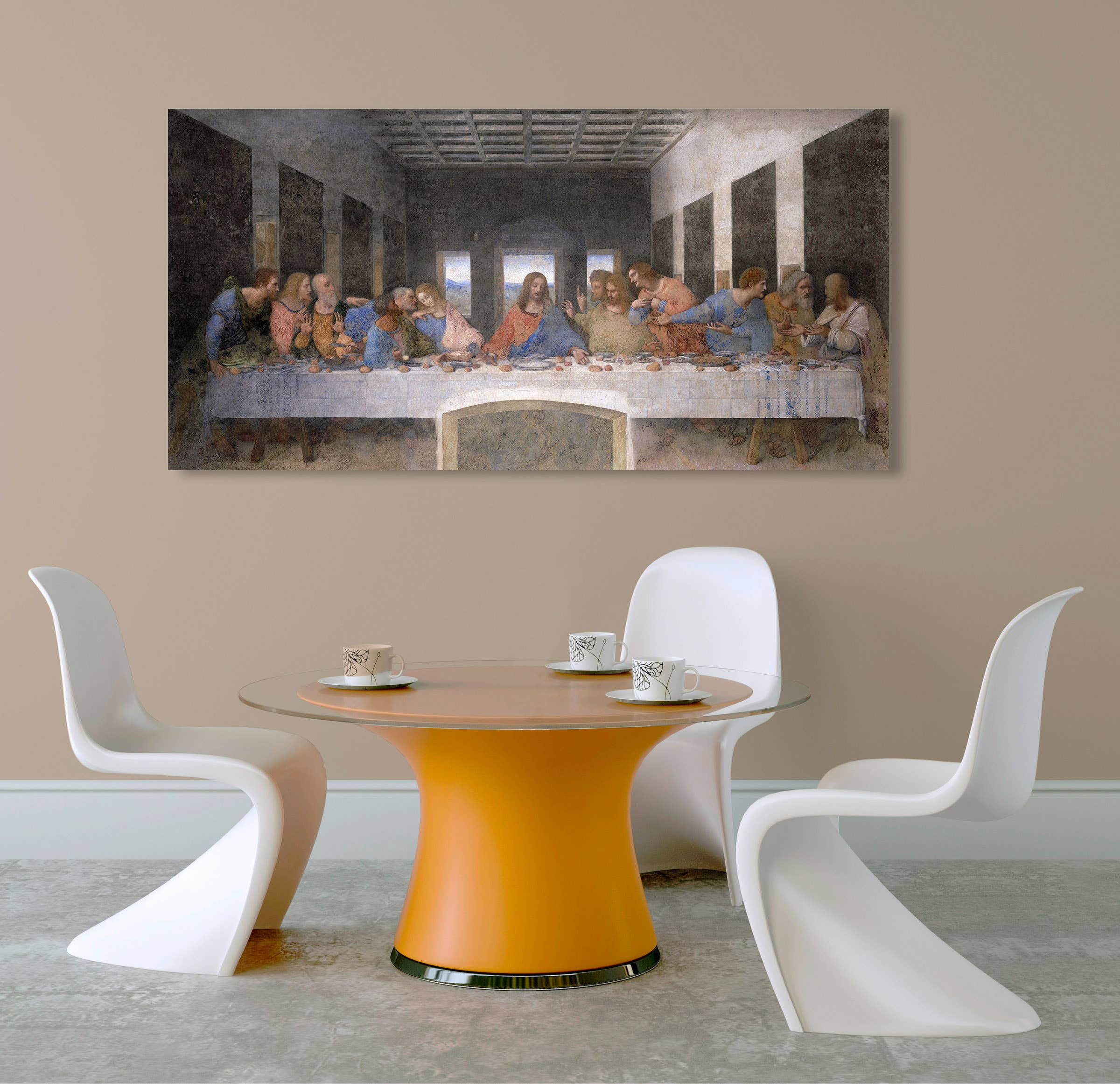Selected Artworks Italia - Wholesale Canvas Art - Picture on canvas: Leonardo da Vinci, The Last Supper1