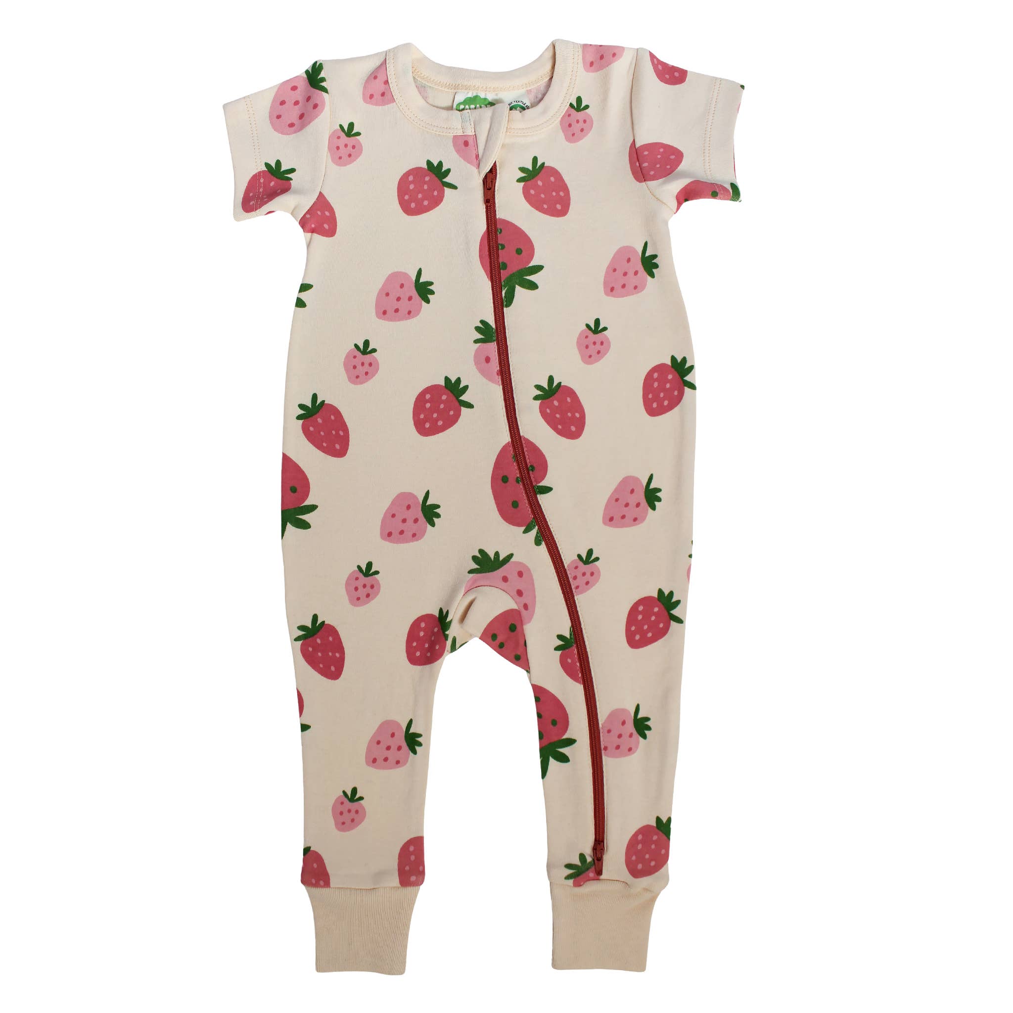 Parade Organics - Wholesale Jumpsuit - Baby - Signature Print '2-Way' Zip Romper - Short Sleeve10