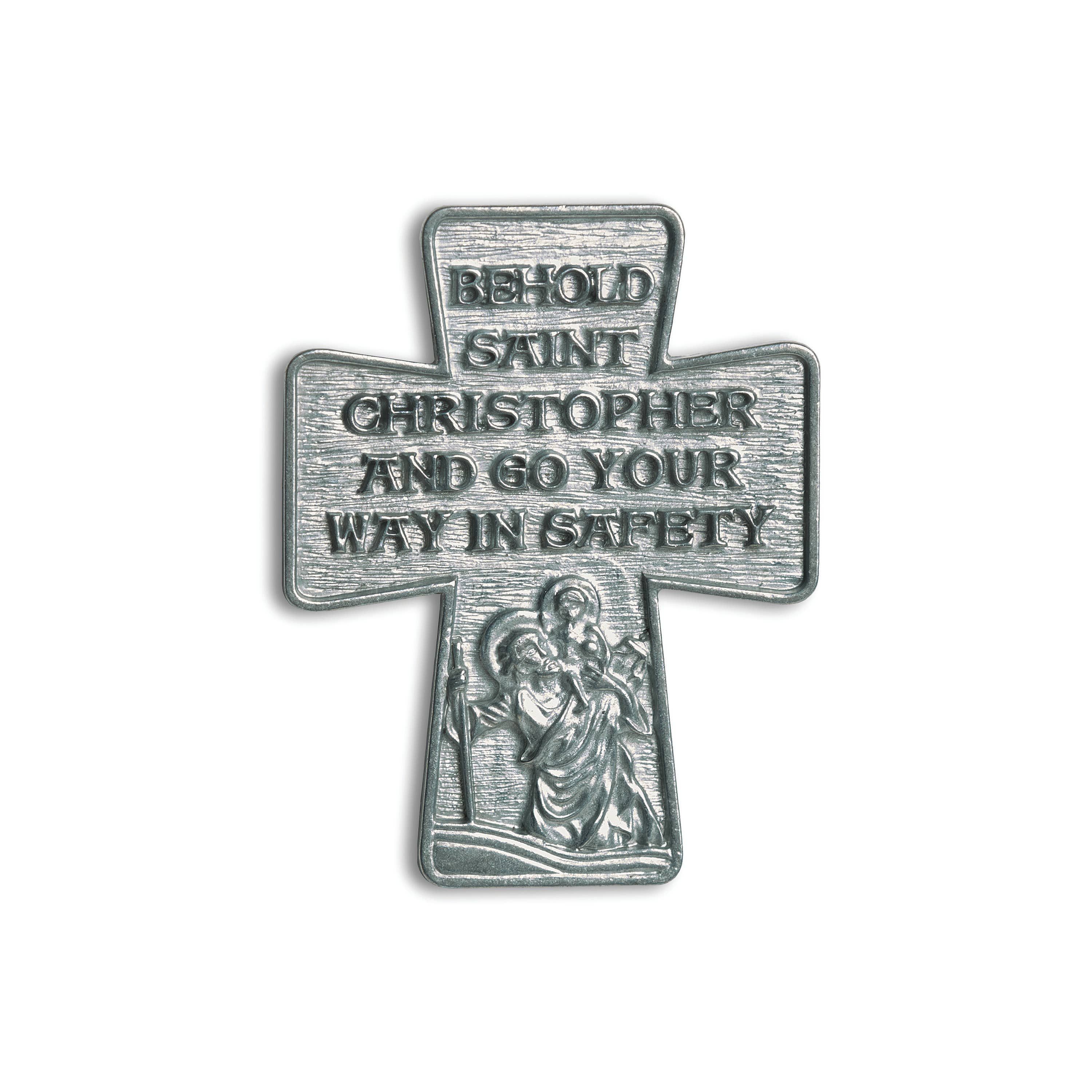 Roman - Wholesale Keepsake Coin/Token - St Christopher Visor Clip Carded; 6 Assorted 36-pc w/Display2