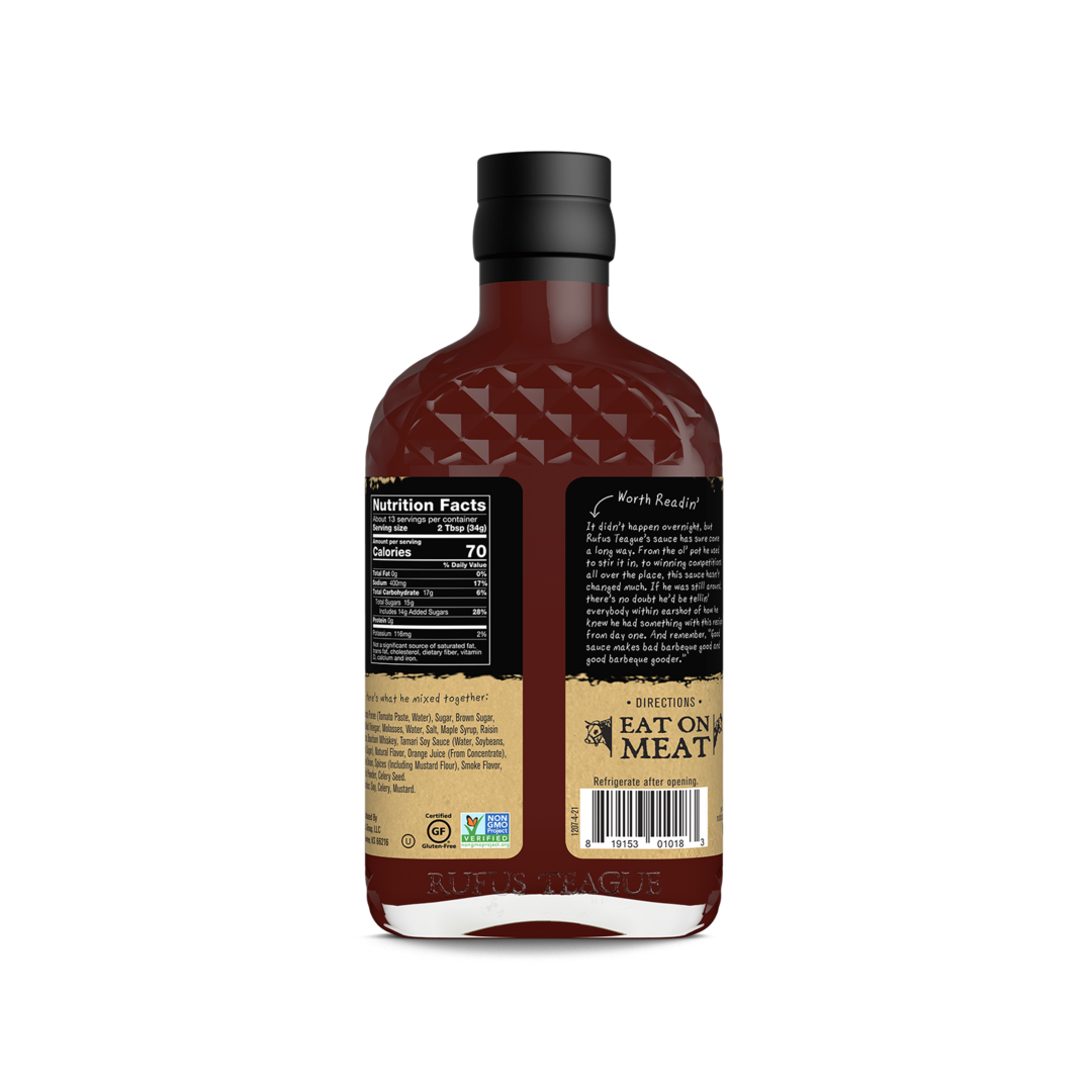 Rufus Teague - Wholesale BBQ Sauce - Whiskey Maple BBQ Sauce2