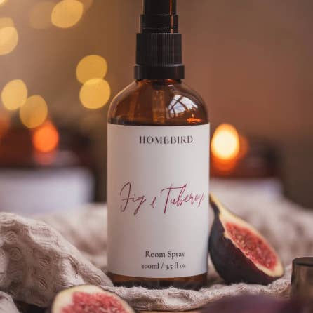 Fig & Tuberose - Rumspray for engroshandel hos Homebird Candle Co.