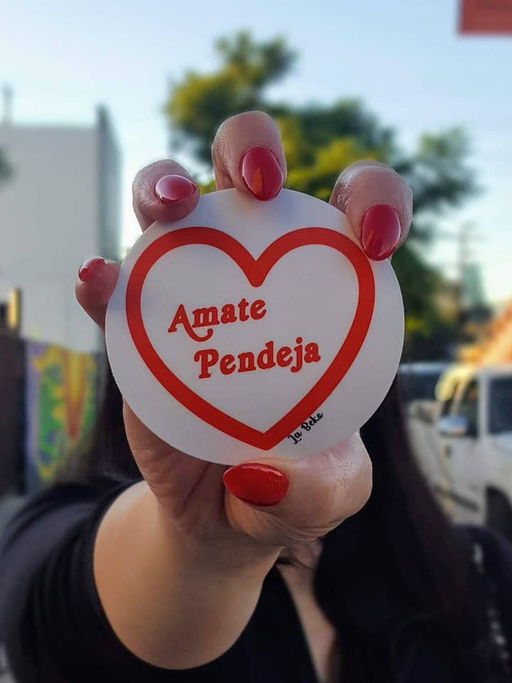 Amate Pendeja sticker voor wholesale door La Beks