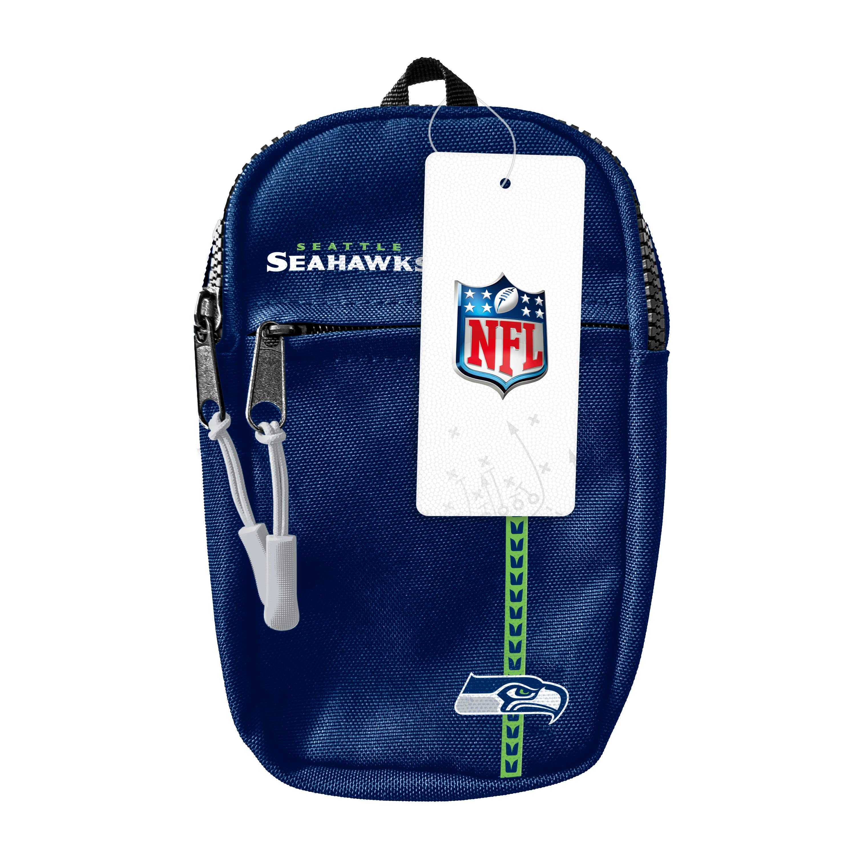 Prime Brands Group - Wholesale Crossbody Bag - Unisex - NFL Seattle Seahawks Crossbody Tech Bag2