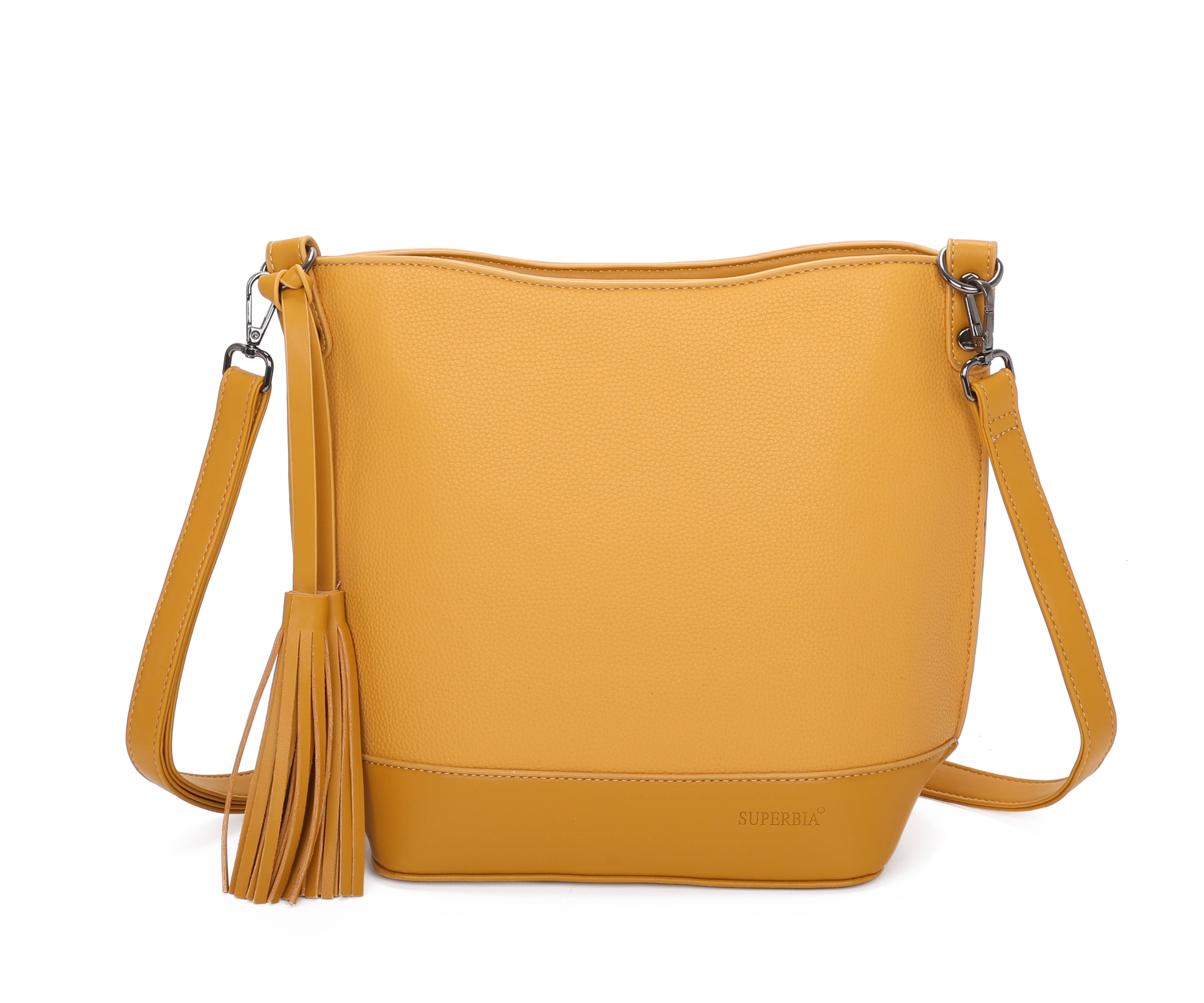 Superbia - Wholesale Shoulder Bag - Women's - Medium Size Classic Shoulder Bag Cross Body Bag with Tassel11