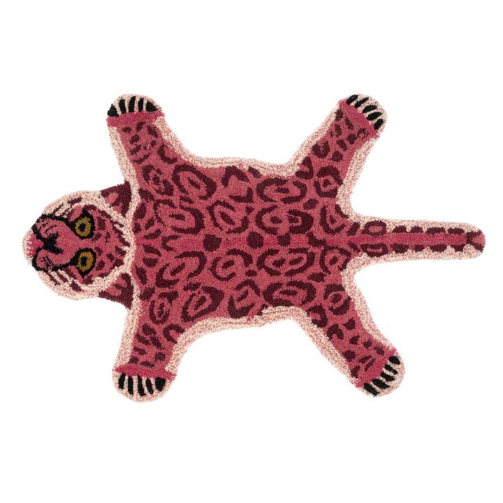 Animal Mat Pink Leopard - 2x3 for wholesale by Indaba Trading