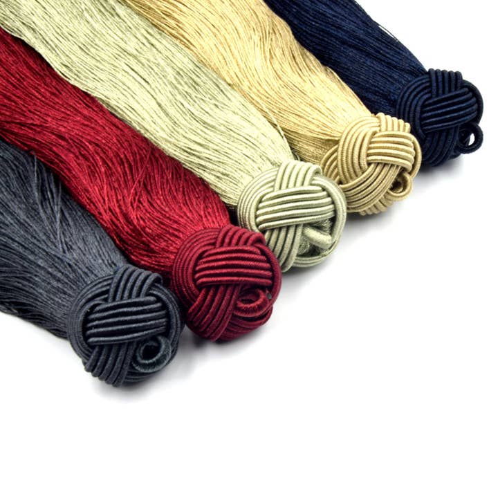 Thick Silk Tassel for Jewelry, Sewing, and Upholstery for wholesale by Only Beads