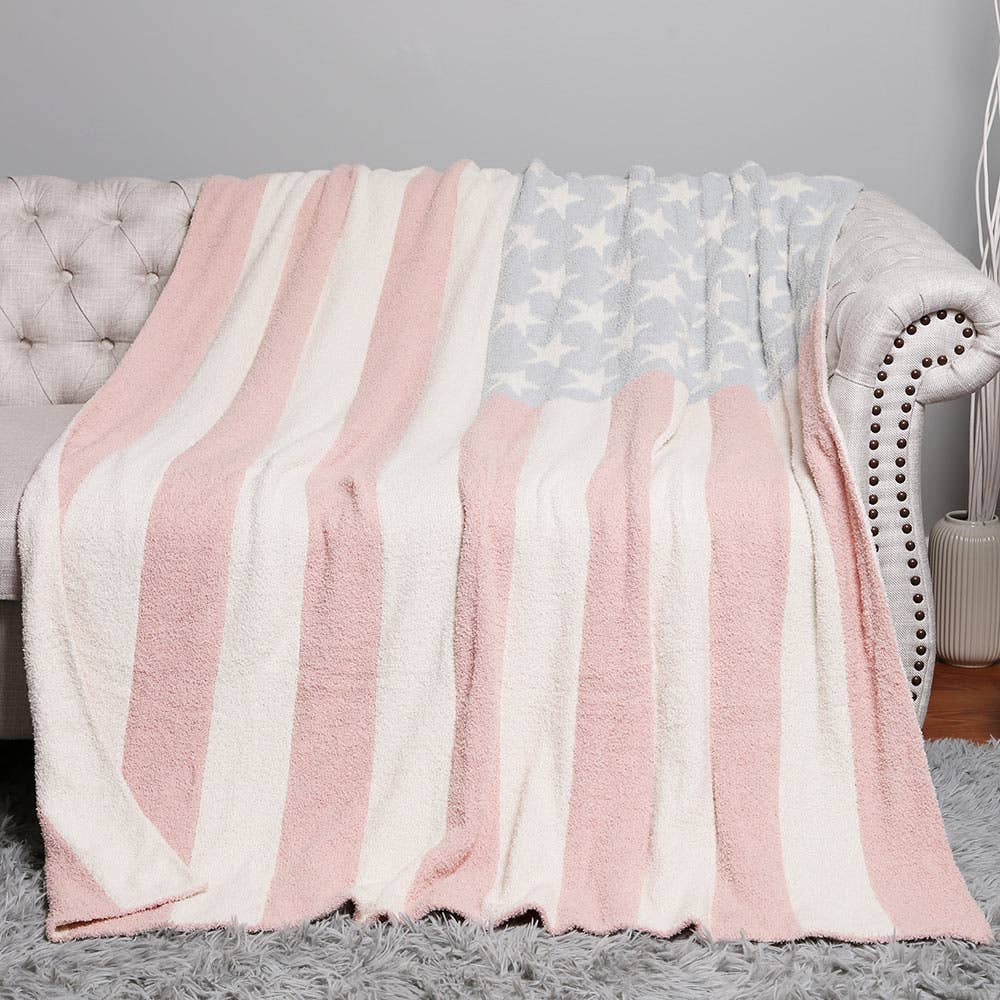 Sensibling Corp. - Wholesale Throw Blanket - American Flag Reversible Throw Blanket
7