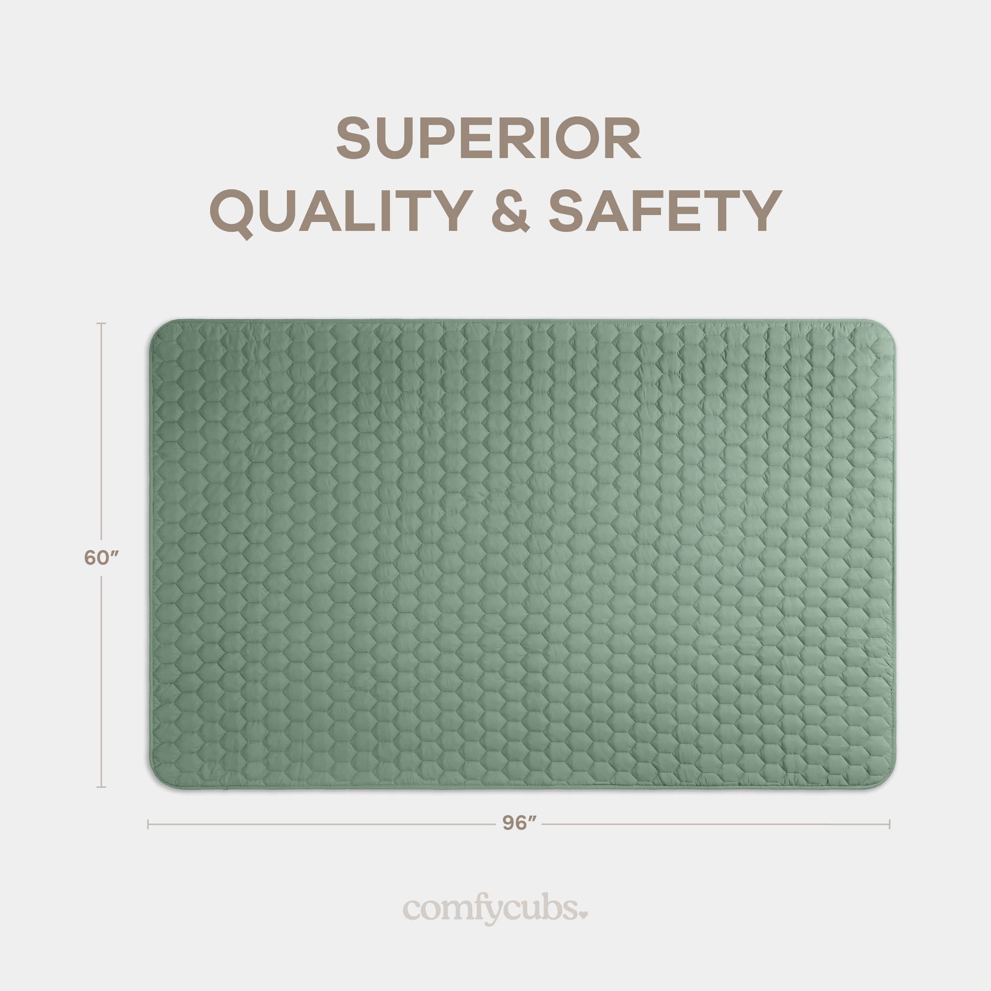 Comfy Cubs - Wholesale Play Mat - Kids & Baby - Premium Play Mat, Quilted Baby Mat for Floor by Comfy Cubs53