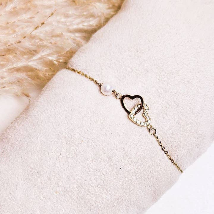 Pulsera Forever Hearts para venta al por mayor de Ibiza Boutique