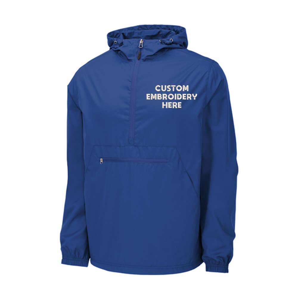 TSS Printing - Wholesale Athletic Jacket - Men's - Men's Embroidered Packable Anorak - Your Logo Embroider4