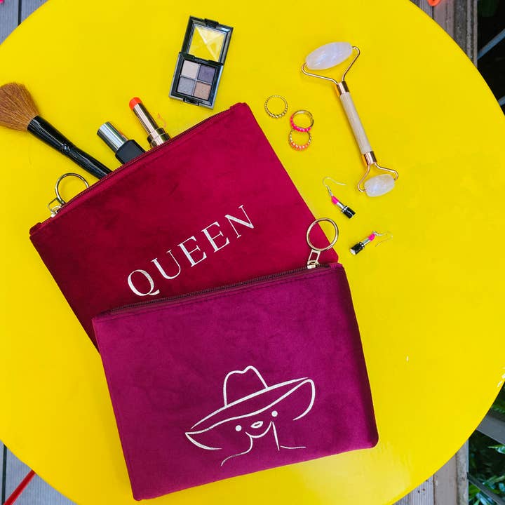 Herzilein-Wien GmbH - Venta al por mayor Bolsa para maquillaje - Bolsa de Navidad de Terciopelo para Coche - Neceser de Mujer11