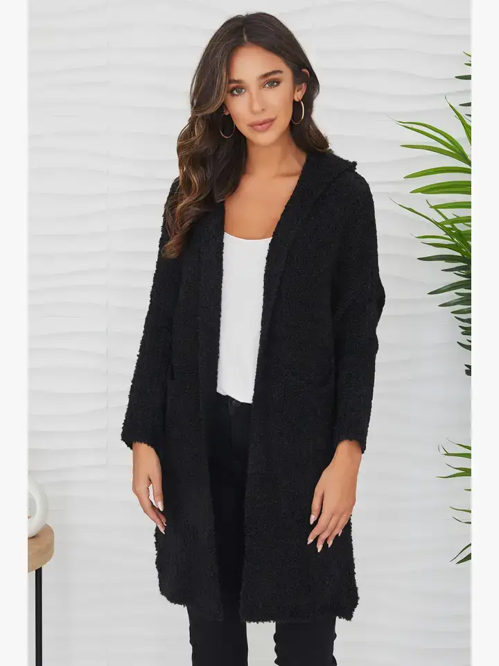 MILIO MILANO - Wholesale Cardigan - Women's - BOUCLE KNIT LONG CARDIGAN (800940-72607-S/M-M/L)7