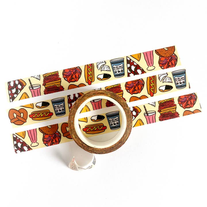 Boss Dotty Paper Co. - Wholesale Washi Tape - New York City Food Washi Tape