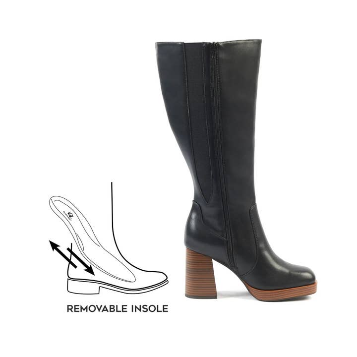 Gabylou - Wholesale Boots - Women's - Wide calf boots size 2XL - Model Melissa35