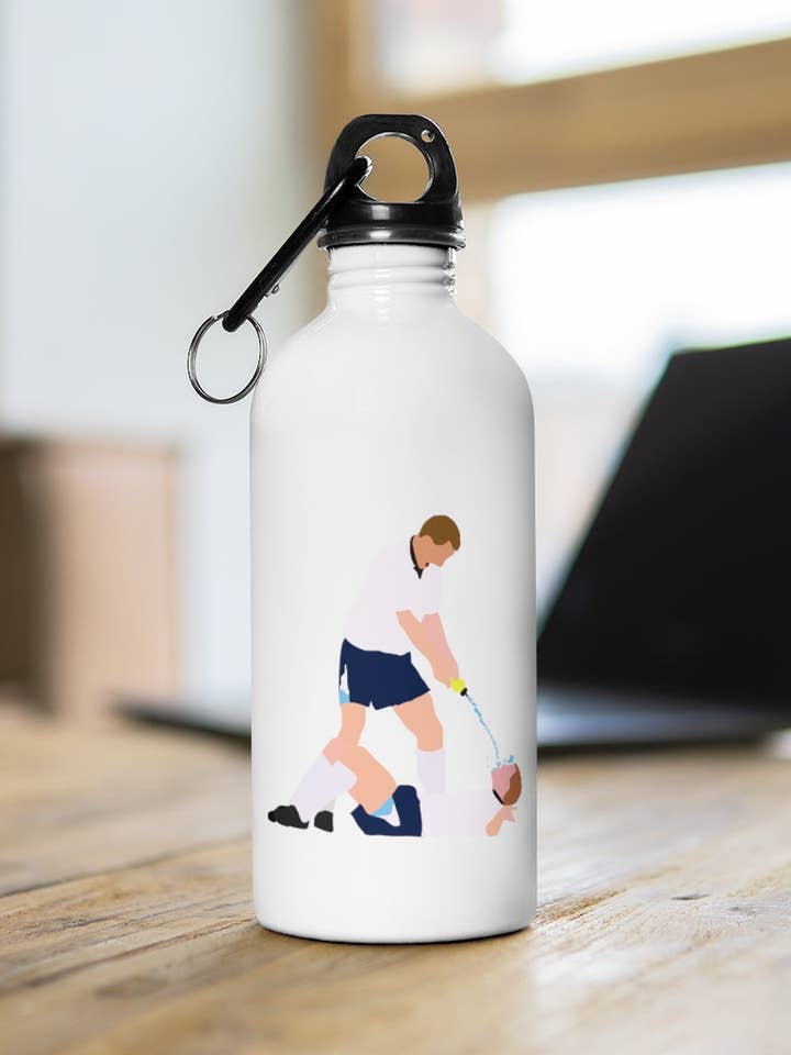 “Gaza” stainless steel water bottle for wholesale by Foot Dimanche