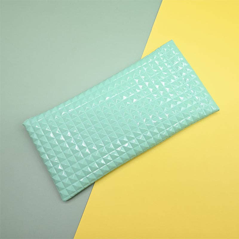 Ole - Wholesale Eyewear Cases & Holders - Women's - Diamond Grid Pattern Glasses Pu Protecting Bag 15