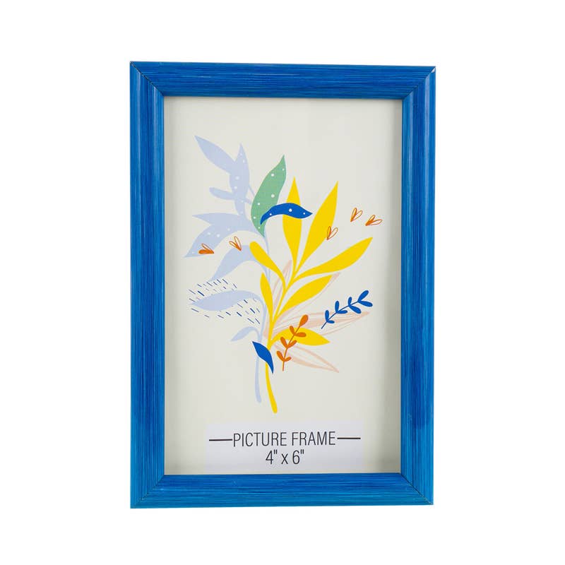 Deluxe Import Trading - Wholesale Picture Frame - Lambert Frame Picture Frame - 4x6'' - Blue0