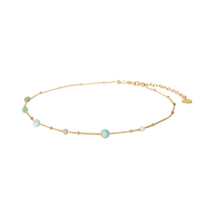 Aurora Mint Choker for wholesale by Mishky