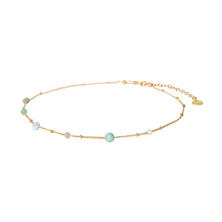 Aurora Mint Choker for wholesale by Mishky