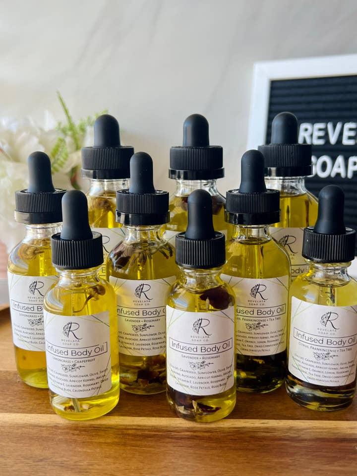 Infused Body Oil for wholesale by Revelata LLC