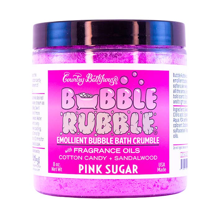 Bubble Rubble - Pink Sugar for wholesale by Country Bathhouse