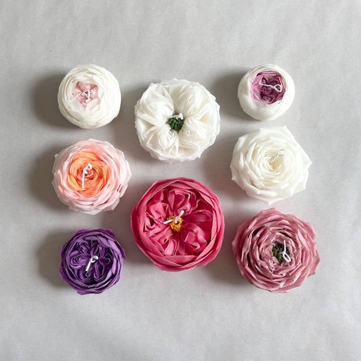 House of Shokunin - Wholesale Novelty Candle - Counter top decor, Gift Candle, Rose Candle, Rose Scented Candle, Wedding Candle, Party Candle, 8