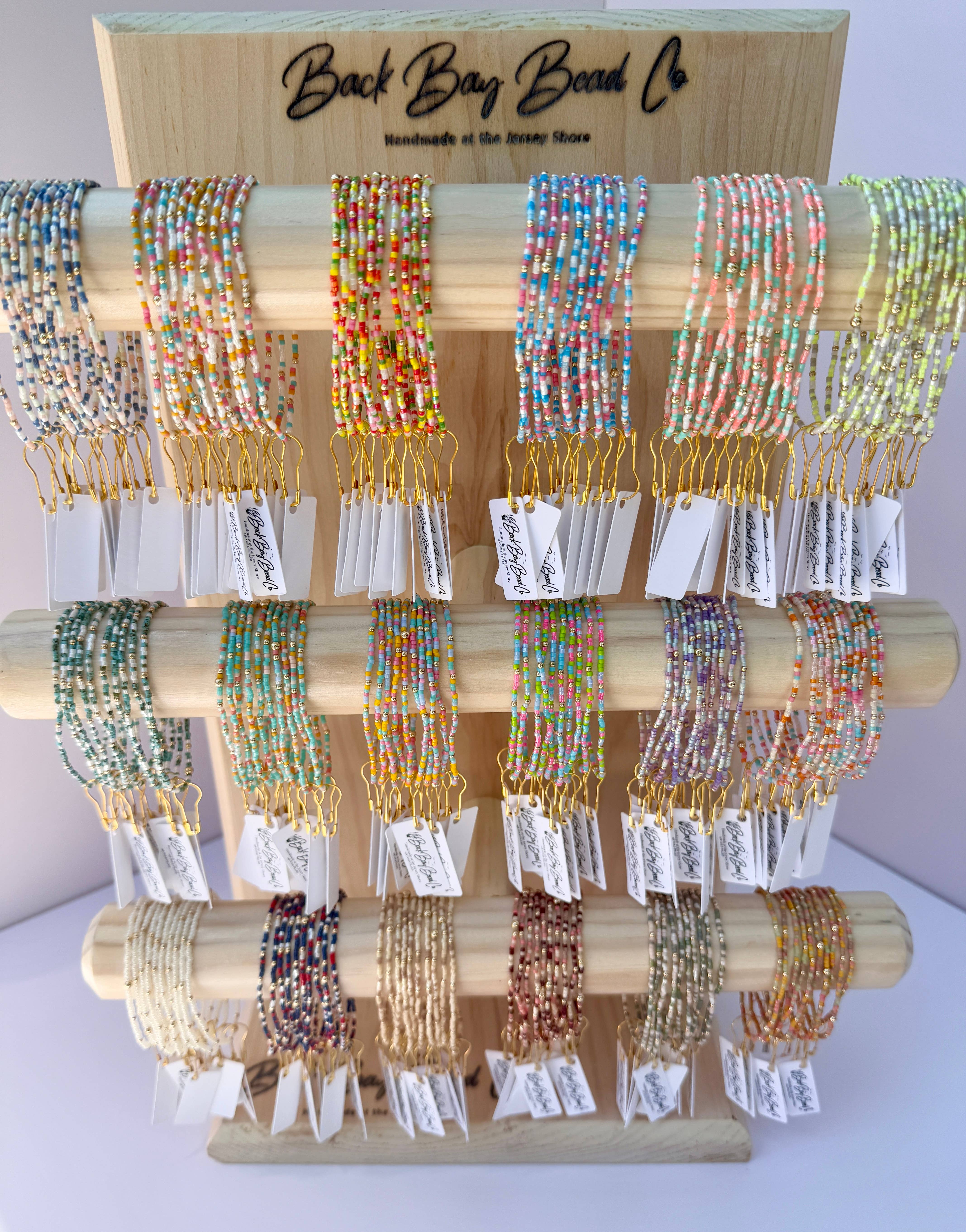 Back Bay Bead Company - Wholesale Beaded Bracelet - Stretchy Seed Bead Bracelets Gold Fill Gifts for Her Jewelry12