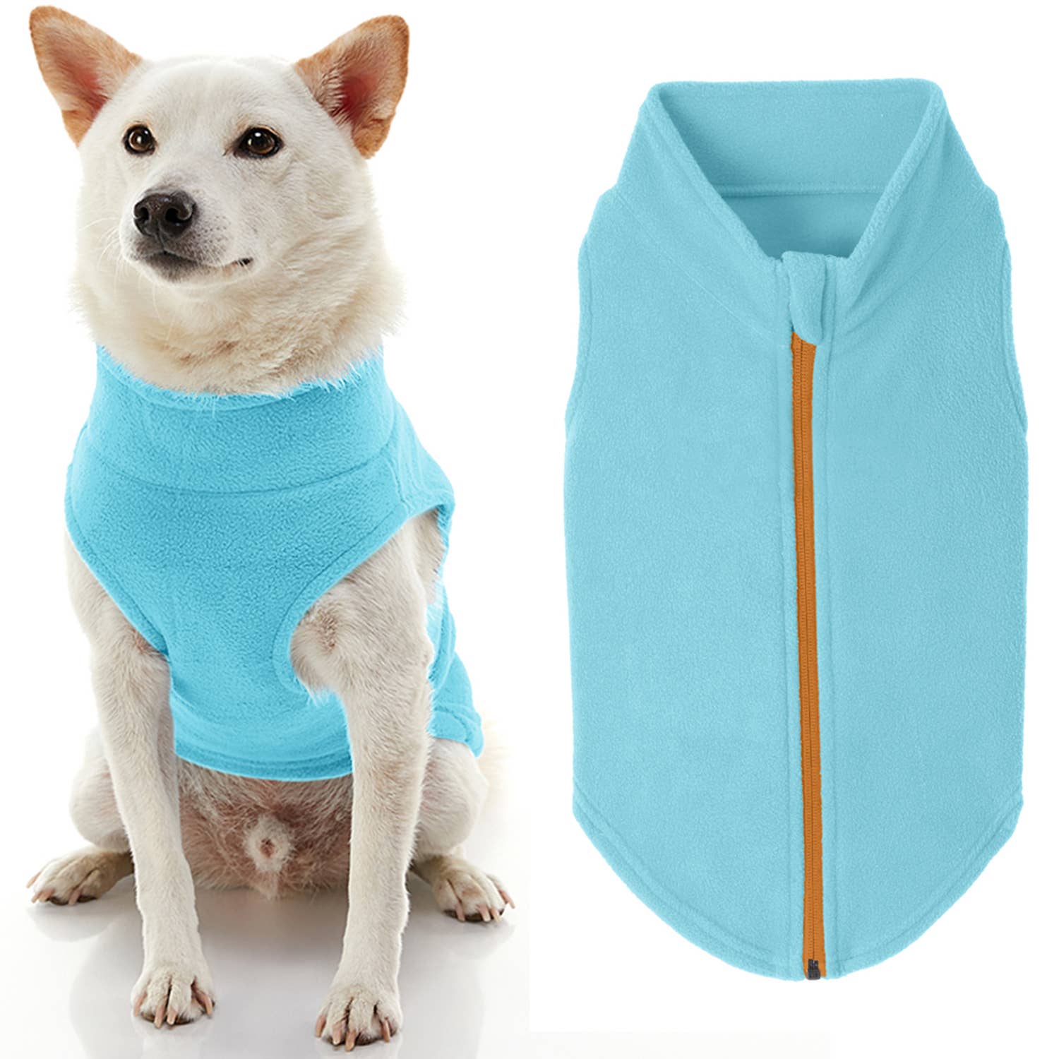 Gooby - Wholesale Pet Vest - Dog - #72116 Zip Up Fleece10