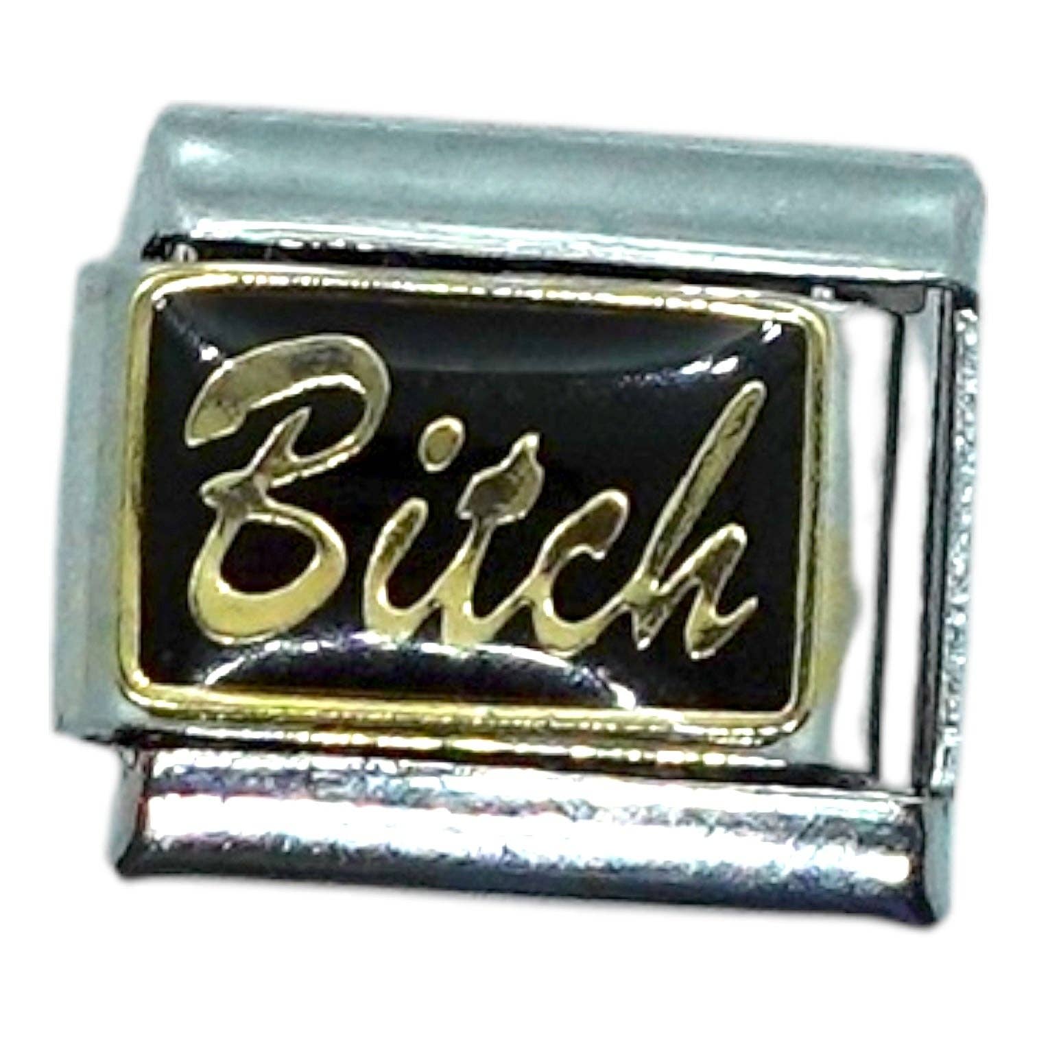 cutandcropped - Wholesale Individual Charm/Pendant - B!tch Italian Charm1