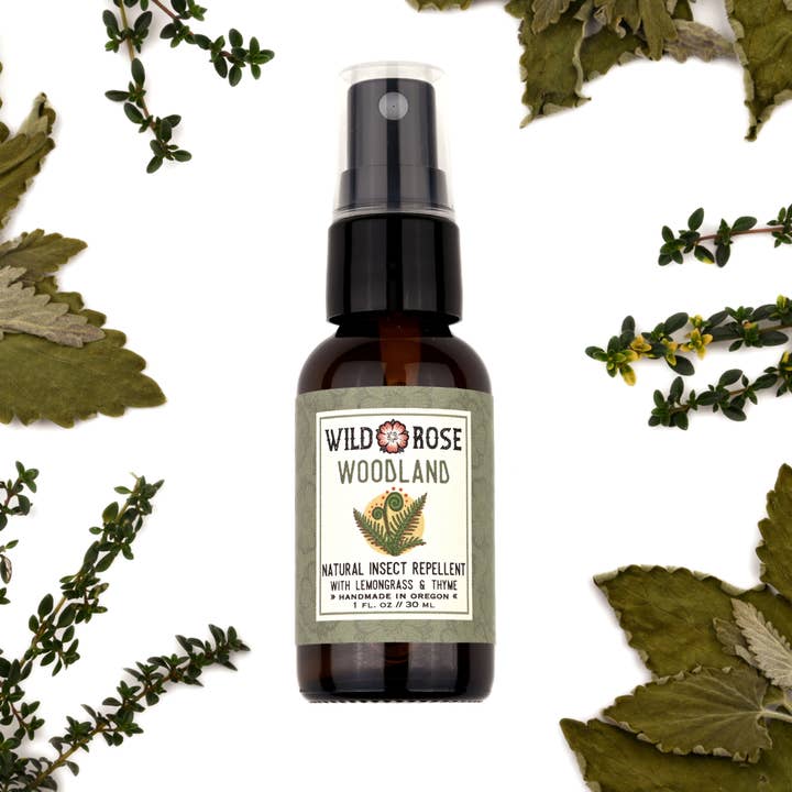 Wild Rose Herbs - Wholesale Insect Repellent - Woodland Natural Insect Repellent - 1oz