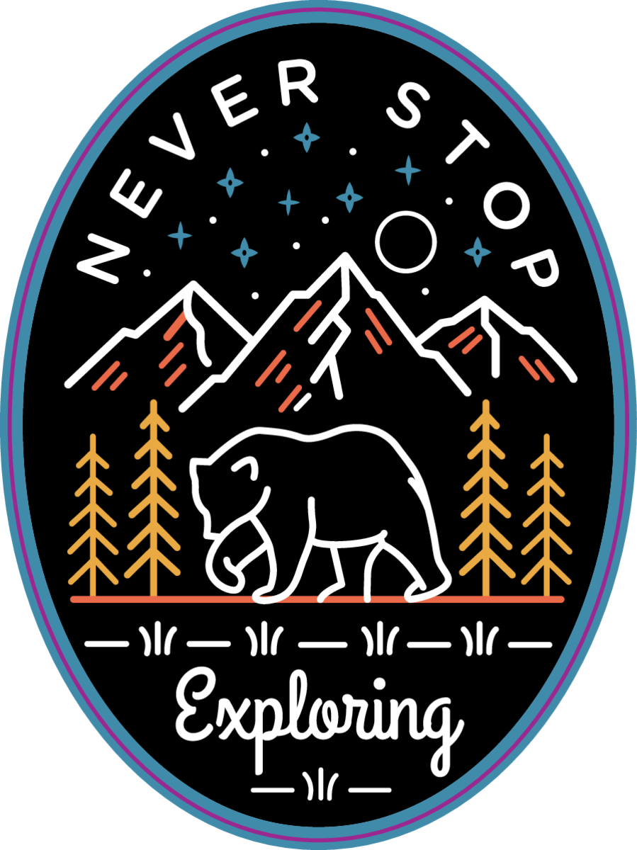 Stickerlishious - Wholesale Sticker - NEVER STOP EXPLORING STICKER0