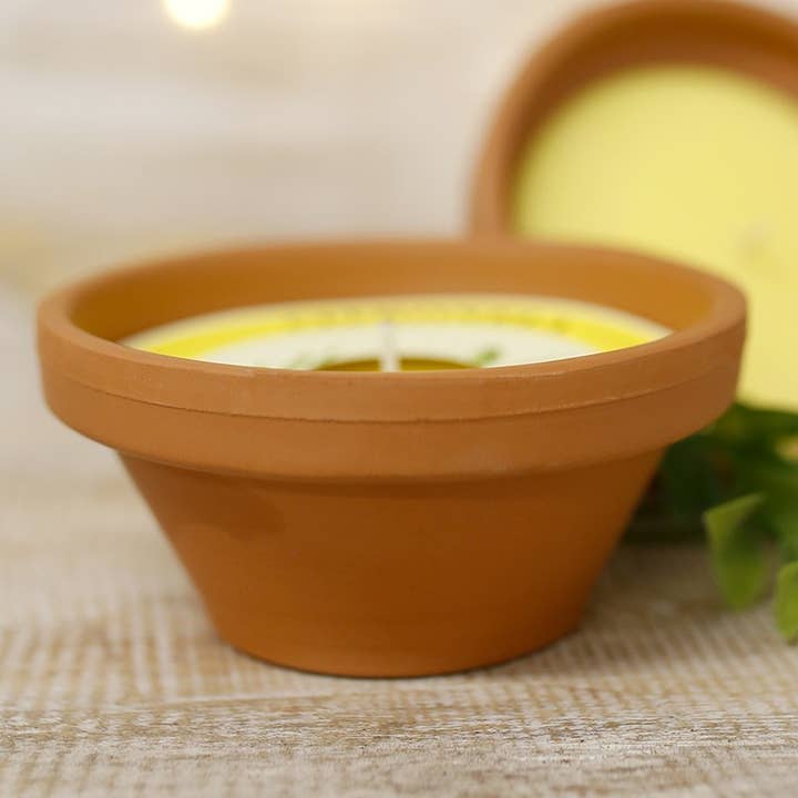 Citronella - 6-Pack Citronella Candles in a Terracotta Pot for wholesale by Ethike.eu
