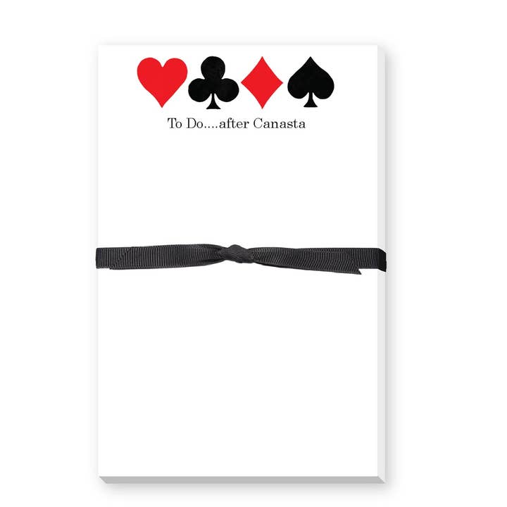 Donovan Designs - Wholesale Notepad - MAHJONG, BRIDGE OR CANASTA LARGE NOTEPAD1