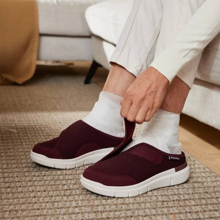 FitVille - Vente Chaussons – femme - Pantoufles FitVille EasyTop pour femmes diabétiques V51