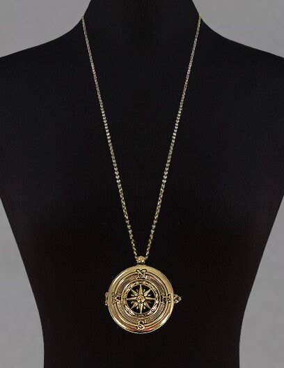TheTizana - Vendita all'ingrosso Collana con ciondolo/pendaglio - Collana con ciondolo bussola e lente d’ingrandimento 6x con chiusura magnetica scorrevole3